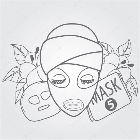 Dibujos: cosmetologa para colorear | Máscara de: Aprender como Dibujar y Colorear Fácil con este Paso a Paso, dibujos de La Belleza, como dibujar La Belleza para colorear