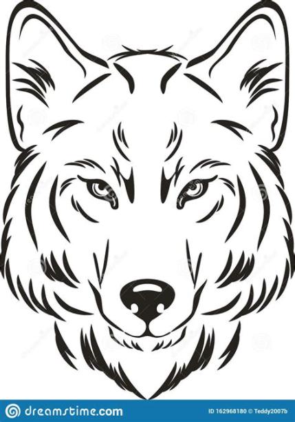 Ilustración acerca Cabeza de lobo Dibujo esbozado: Aprende a Dibujar Fácil, dibujos de La Cabeza De Un Lobo, como dibujar La Cabeza De Un Lobo para colorear