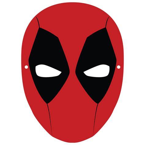 Plantilla de Máscara de Deadpool | Manualidades de papel: Aprende como Dibujar y Colorear Fácil con este Paso a Paso, dibujos de La Cara De Deadpool, como dibujar La Cara De Deadpool para colorear e imprimir