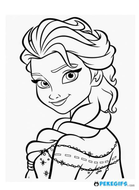 Dibujo colorear Frozen 2 | Frozen para colorear. Frozen: Aprende a Dibujar Fácil, dibujos de La Cara De Frozen, como dibujar La Cara De Frozen para colorear e imprimir