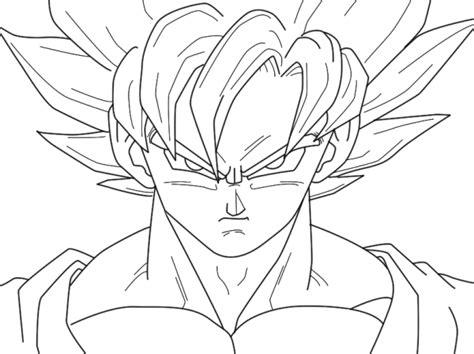 Dibujos de Goku y sus transformaciones para colorear: Dibujar y Colorear Fácil, dibujos de La Cara De Goku, como dibujar La Cara De Goku para colorear e imprimir