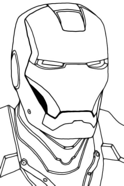 head iron man suit coloring pages | Artsy | Pinterest: Dibujar y Colorear Fácil, dibujos de La Cara De Iron Man, como dibujar La Cara De Iron Man paso a paso para colorear