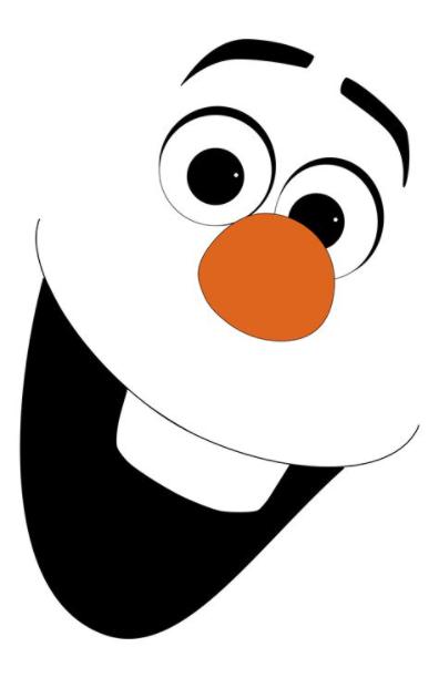 Frozen Olaf face | Muñecos de nieve manualidades: Aprender a Dibujar y Colorear Fácil con este Paso a Paso, dibujos de La Cara De Olaf, como dibujar La Cara De Olaf para colorear e imprimir