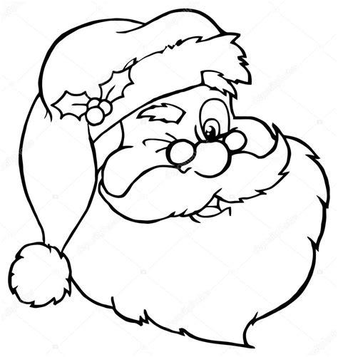 Santa Claus cara Imagen Vectorial de © HitToon #61063611: Aprender como Dibujar Fácil, dibujos de La Cara De Santa Claus, como dibujar La Cara De Santa Claus paso a paso para colorear
