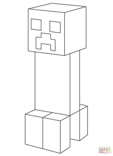 Imagenes De Minecraft Para Colorear Creeper: Aprender como Dibujar y Colorear Fácil con este Paso a Paso, dibujos de La Cara De Un Creeper, como dibujar La Cara De Un Creeper para colorear e imprimir