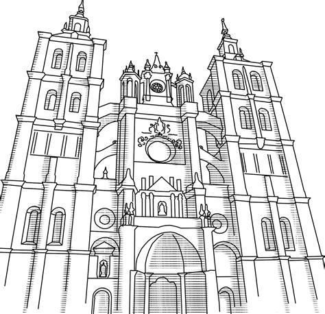 ilustraciónes para mapping Catedral de Santiago: Dibujar Fácil con este Paso a Paso, dibujos de La Catedral De Burgos, como dibujar La Catedral De Burgos para colorear e imprimir