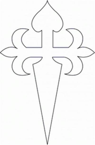 Cruz de Santiago | Tarta santiago. Tarta de santiago: Dibujar Fácil, dibujos de La Cruz De Santiago, como dibujar La Cruz De Santiago para colorear