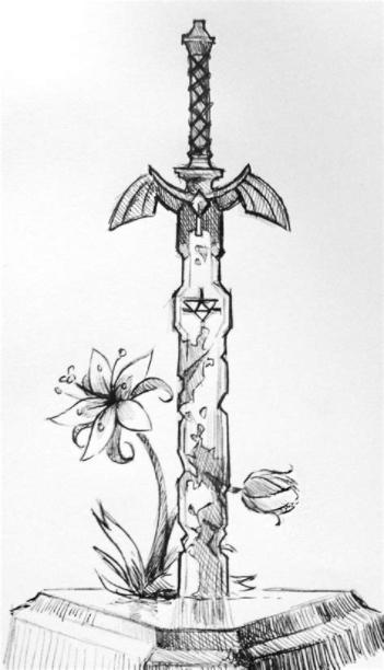 I'M JUST A STONE | Zelda drawing. Zelda tattoo. Zelda art: Aprender a Dibujar y Colorear Fácil, dibujos de La Espada Maestra De Link, como dibujar La Espada Maestra De Link para colorear