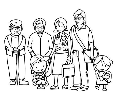 La Familia!!: ¡Colorea. colorea!: Dibujar y Colorear Fácil, dibujos de La Familia Para Niños, como dibujar La Familia Para Niños paso a paso para colorear