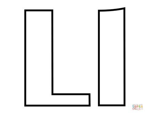 Dibujo de Letra L para colorear | Dibujos para colorear: Aprender a Dibujar Fácil, dibujos de La L, como dibujar La L para colorear