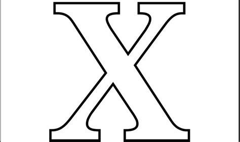 Imprimir Letra X para Recortar Colorear... - 100: Aprende como Dibujar Fácil, dibujos de La Letra X, como dibujar La Letra X para colorear