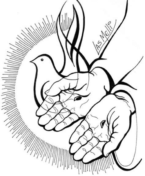 El Rincón de las Melli: Reciban el Espíritu Santo: Dibujar Fácil, dibujos de La Mano De Dios, como dibujar La Mano De Dios para colorear
