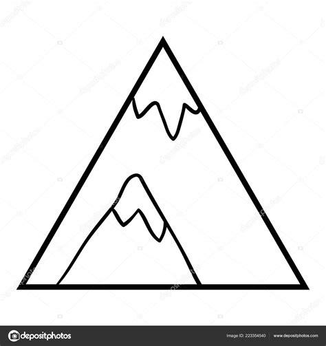 Libro Colorear Para Niños Montaña — Vector de stock: Aprender como Dibujar Fácil con este Paso a Paso, dibujos de La Mediatriz De Un Triangulo, como dibujar La Mediatriz De Un Triangulo para colorear