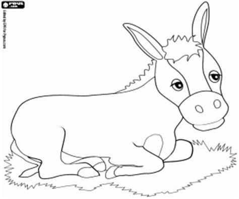 La mula en el establo de Jesús para colorear. pintar e: Aprender a Dibujar Fácil, dibujos de La Mula, como dibujar La Mula para colorear