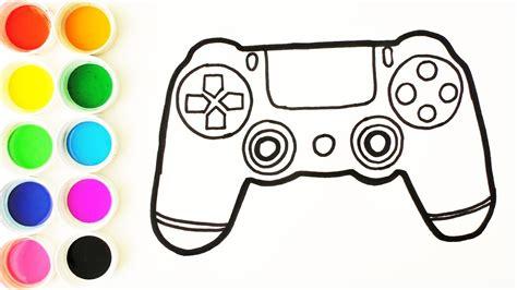 Cómo Dibujar y Colorear un Play Station - Colores Para: Aprende a Dibujar Fácil, dibujos de La Nintendo Switch, como dibujar La Nintendo Switch para colorear