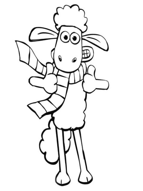Dibujos para colorear – oveja Shaun. para un desarrollo: Aprender a Dibujar Fácil con este Paso a Paso, dibujos de La Oveja Shaun, como dibujar La Oveja Shaun paso a paso para colorear