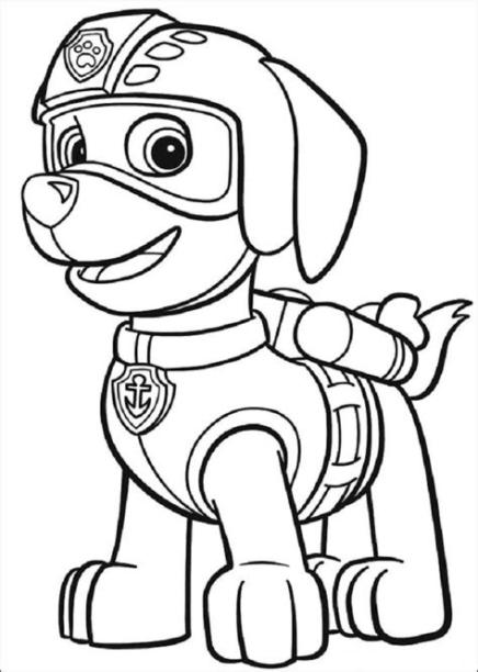 La Patrulla Canina - Dibujos para colorear: Dibujar Fácil, dibujos de La Patrulla Canina, como dibujar La Patrulla Canina para colorear