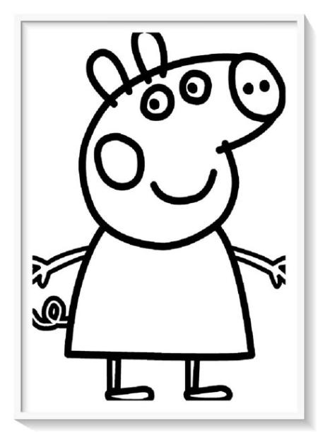 Imagenes Para Colorear Peppa Pig: Dibujar y Colorear Fácil, dibujos de La Peppa Pig, como dibujar La Peppa Pig para colorear
