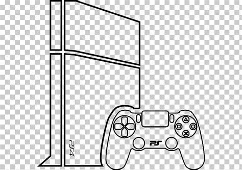 Descargar libre | Dibujo de consolas de videojuegos: Aprender como Dibujar Fácil, dibujos de La Ps4, como dibujar La Ps4 paso a paso para colorear