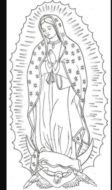 Pin de Aracely Garcia en FAVORITES | Virgen de guadalupe: Dibujar Fácil, dibujos de La Rosa De Guadalupe, como dibujar La Rosa De Guadalupe para colorear e imprimir