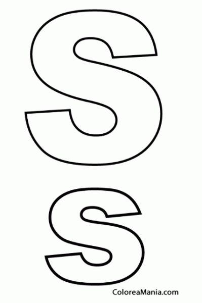 Dibujos De La Letra S Para Colorear: Dibujar y Colorear Fácil con este Paso a Paso, dibujos de La S, como dibujar La S para colorear