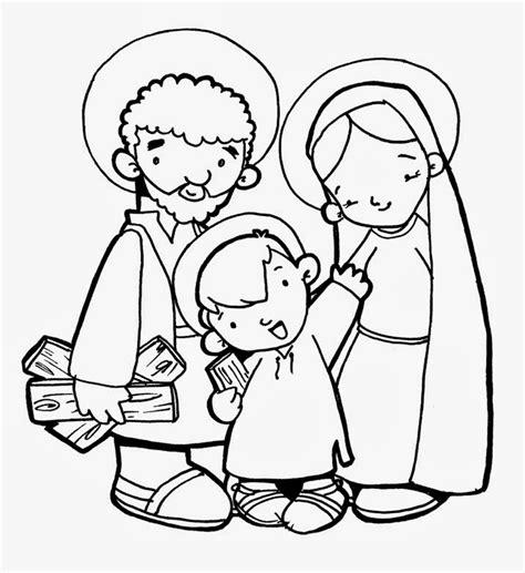 Dibujos Católicos : La sagrada familia para colorear gratis: Aprender como Dibujar Fácil, dibujos de La Sagrada Familia, como dibujar La Sagrada Familia paso a paso para colorear