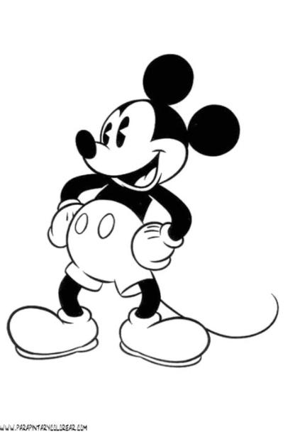 dibujos-de-mikey-mouse-017.gif | Dibujos mickey. Dibujos: Dibujar y Colorear Fácil, dibujos de La Silueta De Mickey Mouse, como dibujar La Silueta De Mickey Mouse para colorear