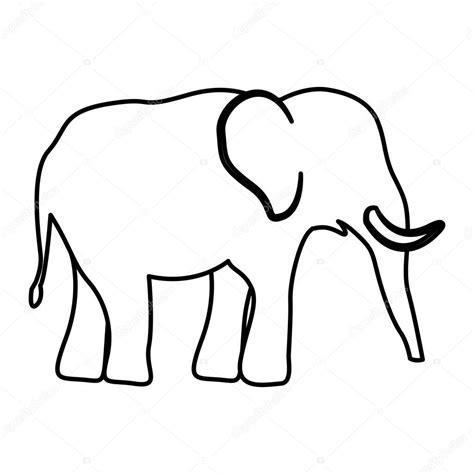 Elefante silueta para colorear | Diseño de la silueta del: Dibujar y Colorear Fácil con este Paso a Paso, dibujos de La Silueta De Un Elefante, como dibujar La Silueta De Un Elefante para colorear e imprimir