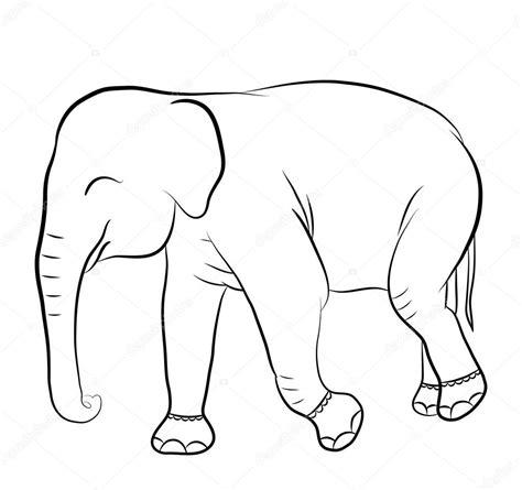 Silueta de elefante para colorear libro — Archivo: Dibujar Fácil, dibujos de La Silueta De Un Elefante, como dibujar La Silueta De Un Elefante paso a paso para colorear