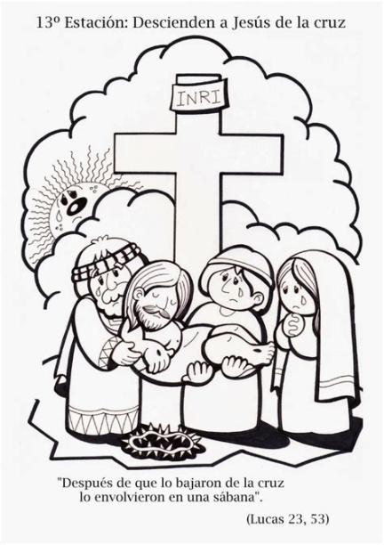 MATERIALES DE RELIGIÓN CATÓLICA: LasMelli | Via crucis: Dibujar Fácil, dibujos de La Soledad, como dibujar La Soledad para colorear