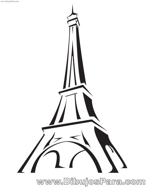 Dibujo de la Torre Eiffel | para Pintar | Dibujos para: Dibujar y Colorear Fácil con este Paso a Paso, dibujos de La Torre Eifel, como dibujar La Torre Eifel para colorear