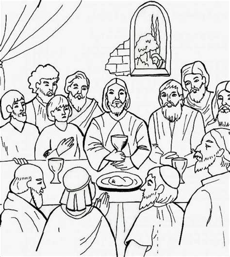 Los Apostoles en la ultima cena para colorear ~ Dibujos: Dibujar Fácil, dibujos de La Ultima Cena, como dibujar La Ultima Cena para colorear