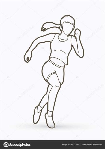 Imágenes: atletas corredores para colorear | Corredor: Aprende como Dibujar Fácil, dibujos de La Velocidad, como dibujar La Velocidad para colorear
