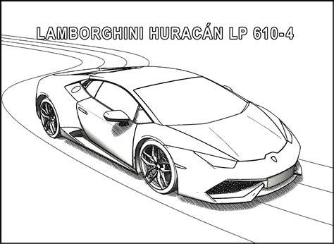 Dibujos de Lamborghini para Colorear - Imprimir dibujos: Aprende como Dibujar Fácil, dibujos de Lamborghini, como dibujar Lamborghini paso a paso para colorear