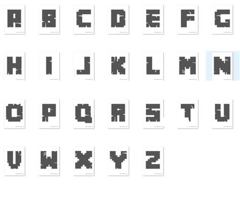 [Mais compartilhado! √] Alfabeto Minecraft Para Imprimir: Dibujar y Colorear Fácil, dibujos de Las Letras De Minecraft, como dibujar Las Letras De Minecraft para colorear e imprimir