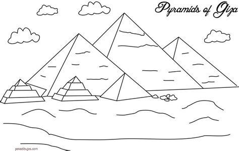 Dibujos de las Pirámides de Egipto para colorear: Dibujar y Colorear Fácil, dibujos de Las Piramides De Egipto, como dibujar Las Piramides De Egipto para colorear