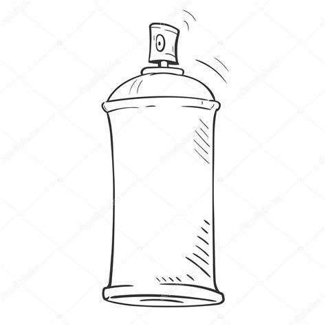 Lata de aerosol — Archivo Imágenes Vectoriales: Aprende como Dibujar Fácil con este Paso a Paso, dibujos de Lata De Spray, como dibujar Lata De Spray para colorear e imprimir