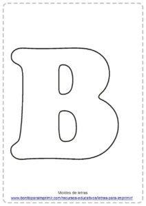 🥇Letras B para imprimir📒 【PDF para colorear y: Aprender como Dibujar Fácil, dibujos de Letras 3D En Papel, como dibujar Letras 3D En Papel para colorear