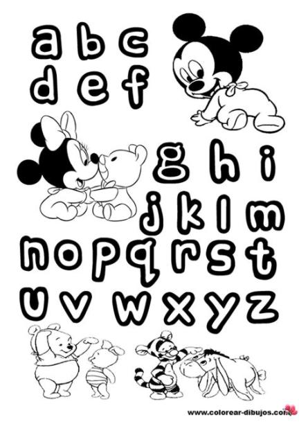 Dibujos para colorear letras Disney | ¡Todo el abecedario: Dibujar Fácil, dibujos de Letras Disney, como dibujar Letras Disney para colorear e imprimir