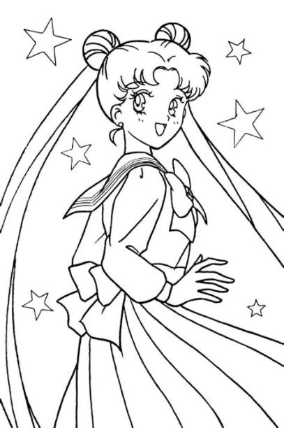 Sailor Moon Coloring Book – xeelha en 2020 | Libro de: Aprende como Dibujar Fácil con este Paso a Paso, dibujos de Libro Manga 1, como dibujar Libro Manga 1 para colorear