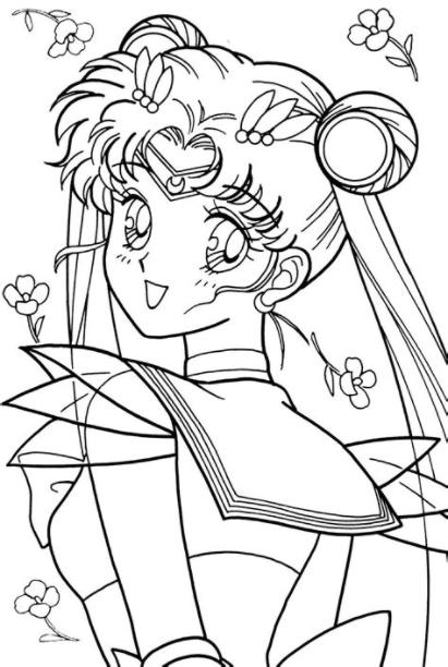 Sailor Moon Coloring Book – xeelha en 2020 | Colorear: Aprender como Dibujar y Colorear Fácil, dibujos de Libros Manga, como dibujar Libros Manga para colorear