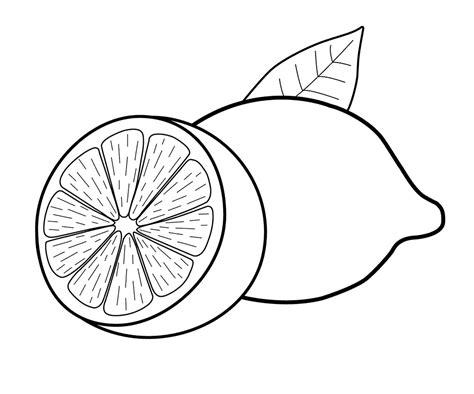 10 Dibujos de limones cortados a la mitad para colorear: Aprende como Dibujar Fácil con este Paso a Paso, dibujos de Limones, como dibujar Limones para colorear e imprimir