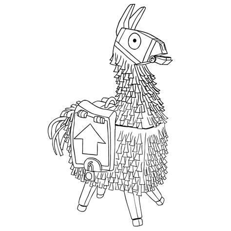 Dibujo de Llama de Fortnite para colorear: Aprende como Dibujar y Colorear Fácil con este Paso a Paso, dibujos de Llama Fortnite, como dibujar Llama Fortnite paso a paso para colorear