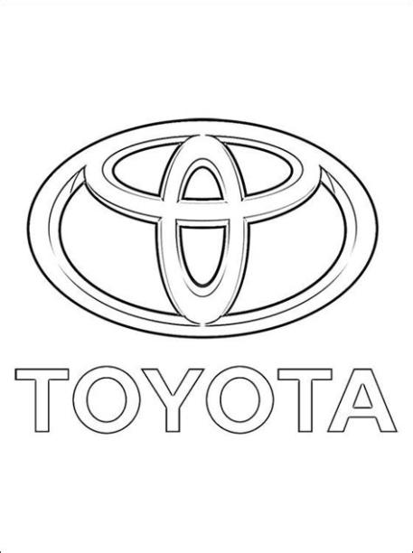 Dibujo de logo Toyota para colorear | Dibujos para: Dibujar y Colorear Fácil con este Paso a Paso, dibujos de Logo, como dibujar Logo para colorear