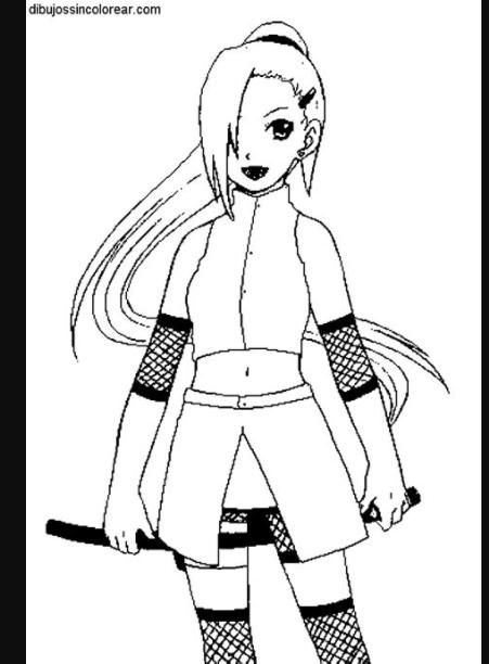 Dibujos Sin Colorear: Dibujos de Personajes de Naruto para: Aprender a Dibujar Fácil con este Paso a Paso, dibujos de Los Personajes De Naruto, como dibujar Los Personajes De Naruto paso a paso para colorear