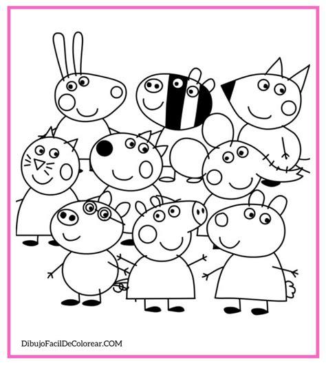 ᐈ 🐷 Dibujos de Peppa Pig Fácil de Colorear 🎨: Aprende como Dibujar Fácil con este Paso a Paso, dibujos de Los Personajes De Pepa Pig, como dibujar Los Personajes De Pepa Pig para colorear