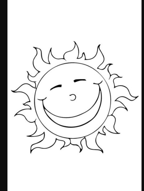 Dibujos de el sol para colorear. descargar e imprimir: Dibujar Fácil con este Paso a Paso, dibujos de Los Rayos Del Sol, como dibujar Los Rayos Del Sol paso a paso para colorear