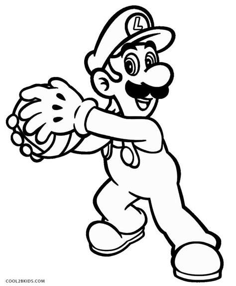 Dibujos de Luigi para colorear - Páginas para imprimir gratis: Dibujar y Colorear Fácil, dibujos de Luigi, como dibujar Luigi paso a paso para colorear
