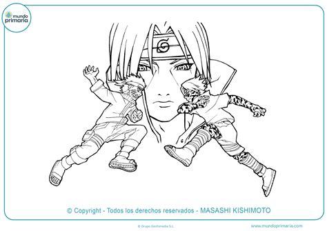 Dibujos de Naruto para Colorear listos para Imprimir: Dibujar y Colorear Fácil con este Paso a Paso, dibujos de Manga De Naruto, como dibujar Manga De Naruto paso a paso para colorear