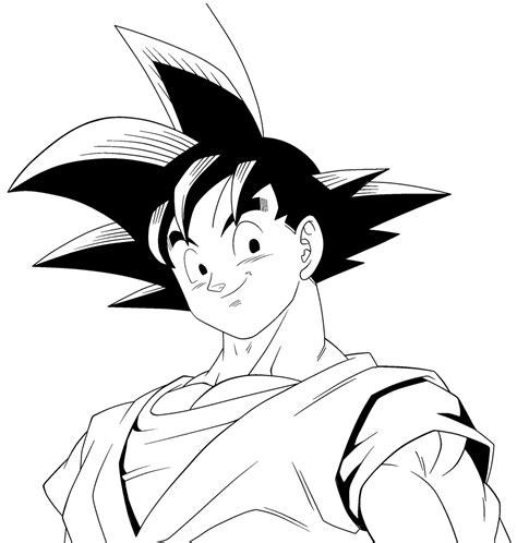 Goku para colorear by Noakuz on DeviantArt: Aprende como Dibujar Fácil con este Paso a Paso, dibujos de Manga Goku, como dibujar Manga Goku para colorear e imprimir